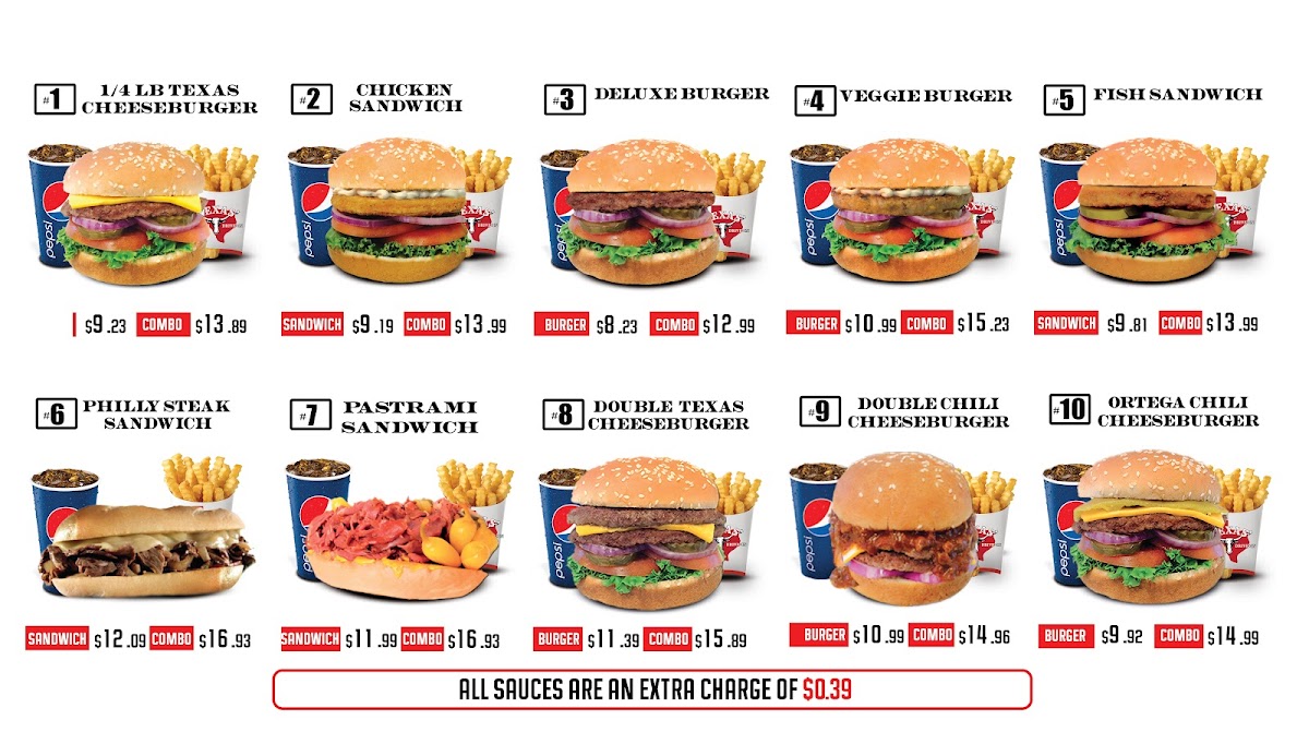 Texas Burger Menu - Image 4